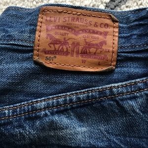 Vintage Levi denim shorts!
